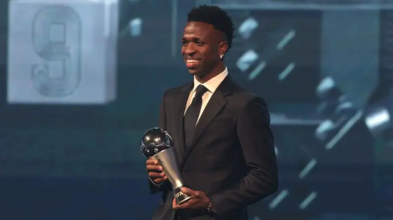 Vinicius Jr named Fifa Best men's player of the year